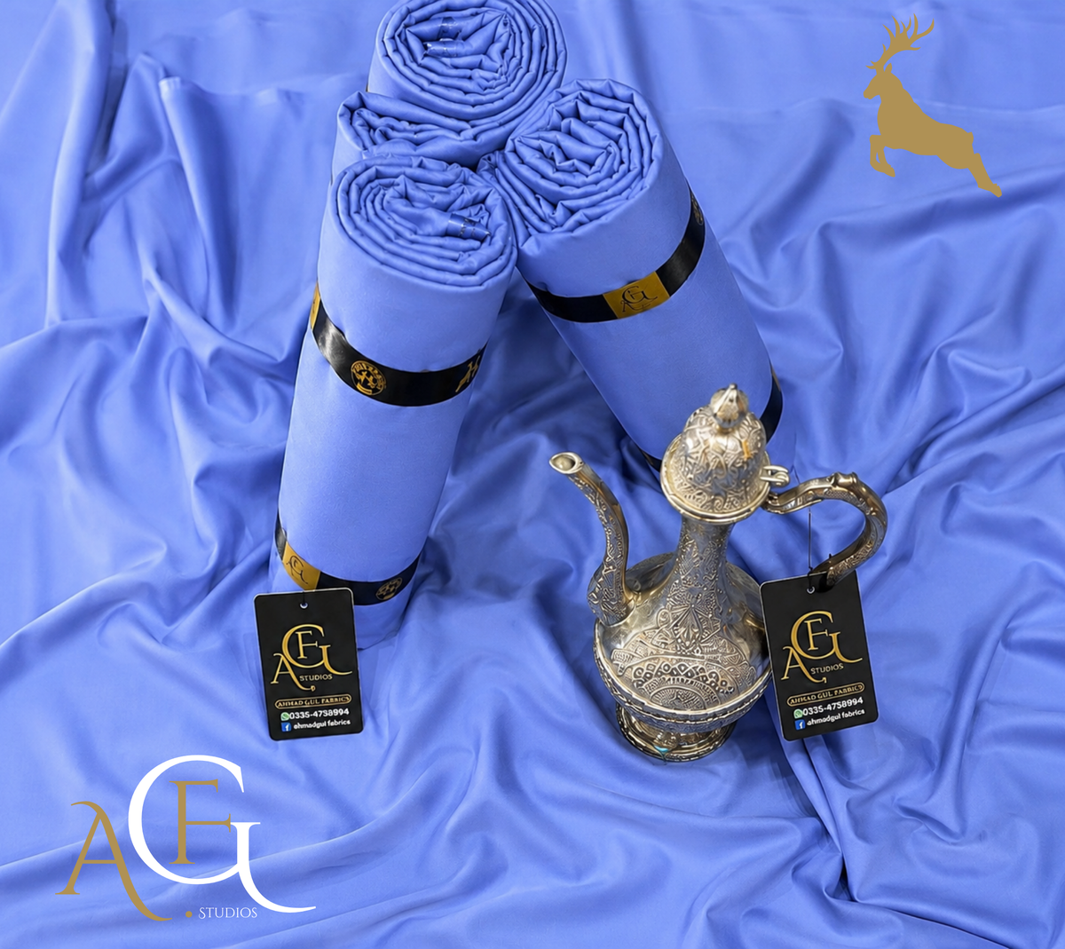 CLASSICAL PREMIUM MUGHALAI BOSKI (SKY BLUE)